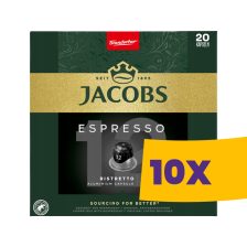   Jacobs Espresso Ristretto Nespresso kompatibilis kávékapszula 20db (Karton - 10 csomag)