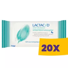   Lactacyd antibakteriális intim törlőkendő 15db (Karton - 20 csomag)
