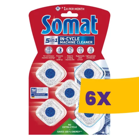 Somat mosogatógép tisztító kapszula 5x19g (Karton - 6 csomag)