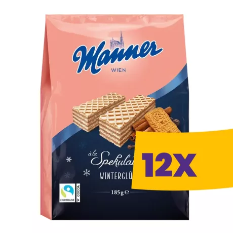 Manner Spekulatius ízű téli ostya 185g (Karton - 12 db)