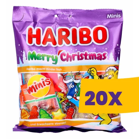 Haribo Merry Christmas gumicukor 250g (Karton - 20 csomag)