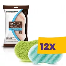   Aqua Massage energetizáló masszázs fürdőszivacs (Karton - 12 db)