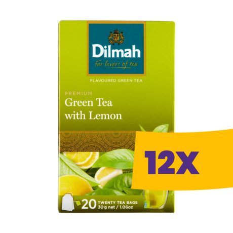 Dilmah Green Tea with Lemon 20 filter (Karton - 12 csomag)