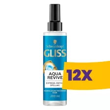   Schwarzkopf Gliss Kur Aqua Revive spray hajbalzsam 200ml (Karton - 12 db)