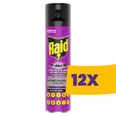Raid univerzális rovarirtó aeroszol 400ml (Karton - 12 db)
