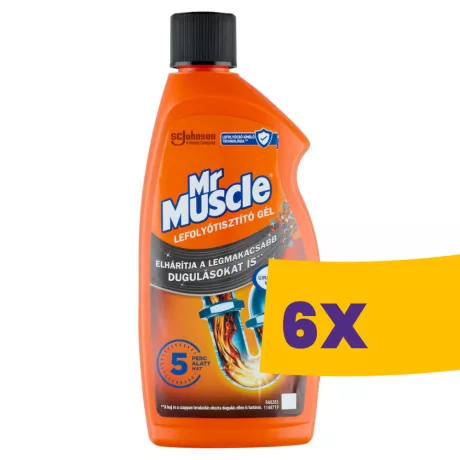 Mr Muscle lefolyótisztító gél 500ml (Karton - 6 db)