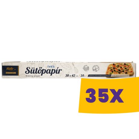 Kelly Prémium szilikonos sütőpapír 16 ív (Karton - 35 csomag)
