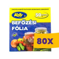Kelly befőzési fólia 50 lap (Karton - 80 csomag)