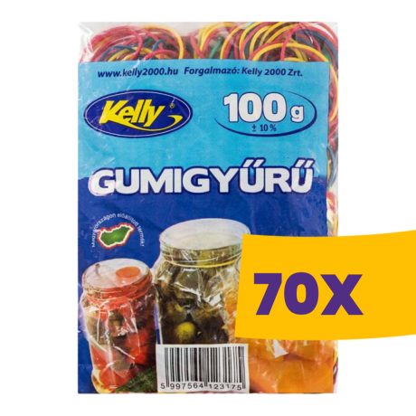 Kelly Gumigyűrű 100g (Karton - 70 csomag)