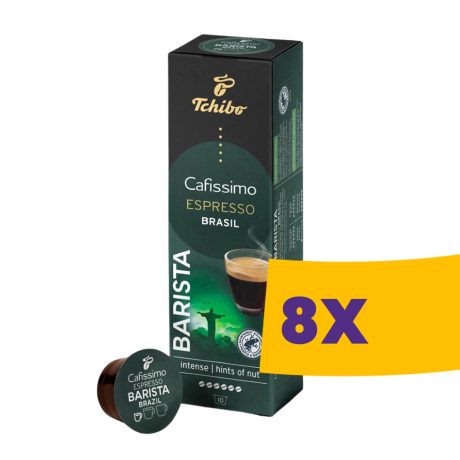 Tchibo Cafissimo Barista Espresso Brasil kávékapszula 10db (Karton - 8 csomag)