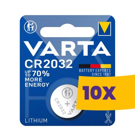 Varta CR2032 gombelem (Karton - 10 db)