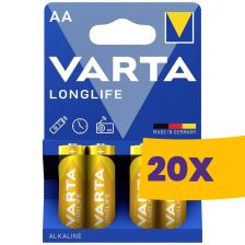 Varta AA LR6 Longlife Power ceruza elem 4db (Karton - 20 db)