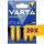 Varta AA LR6 Longlife Power ceruza elem 4db (Karton - 20 db)