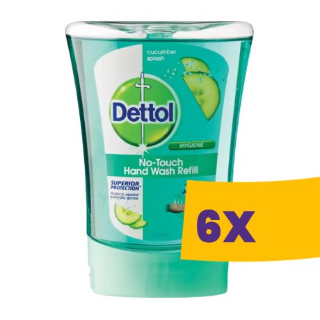 Dettol folyékony szappan Dettol adagolóhoz Uborka 250ml (Karton - 6 db)