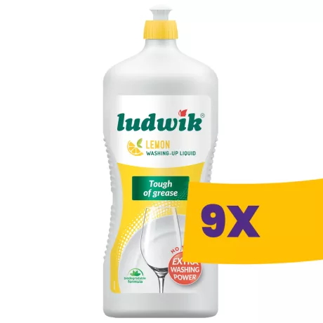 Ludwik mosogatószer Citrom 1350ml (Karton - 9 db)