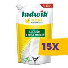   Ludwik mosogatószer utántöltő Citrom 500ml (Karton - 15 db)