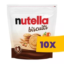   Nutella Biscuits mogyorókrémmel töltött keksz 193g (Karton - 10 csomag)