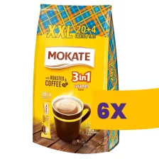   Mokate XXL 3in1 instant kávé Karamell 20+4x17g (Karton - 6 csomag)