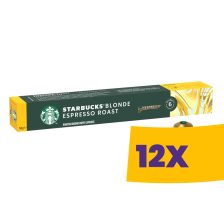   Starbucks Blonde Espresso Roast Nespresso kávékapszula 10db (Karton - 12 csomag)