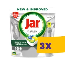   Jar Platinum All in One Lemon mosogatógép tabletta 75db (Karton - 3 csomag)