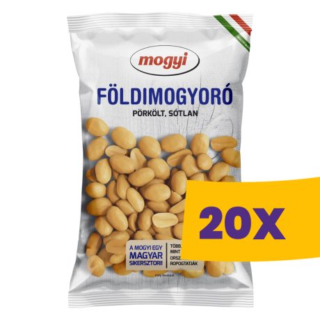 Mogyi Földimogyoró pörkölt sótlan 300g (Karton - 20 db)