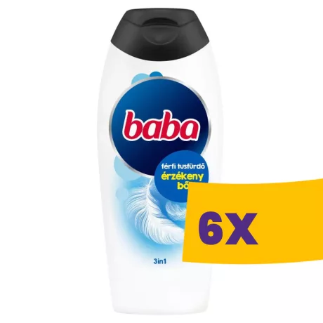 Baba 2in1 Férfi tusfürdő és sampon Hidratáló 400ml (Karton - 6 db)