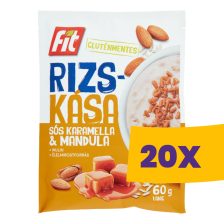 Fit rizskása Sós karamella & Mandula 60g (Karton - 20 db)