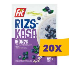 Fit rizskása Áfonya 60g (Karton - 20 db)