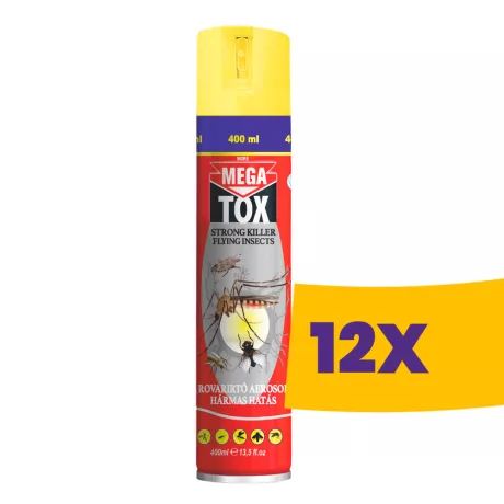 Megatox rovarirtó aeroszol 400ml (Karton - 12 db)