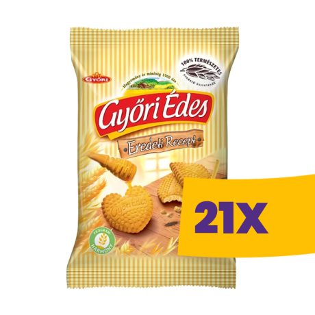 Győri Édes Eredeti omlós mézes keksz 150g (Karton - 21 csomag)
