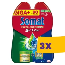   Somat All in 1 Mosogatógép gél Lemon 2x720ml (Karton - 3 csomag)