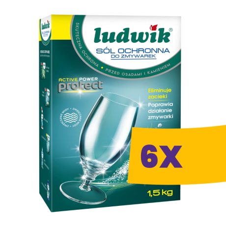 Ludwik regeneráló mosogatógép só 1,5kg (Karton - 6 db)