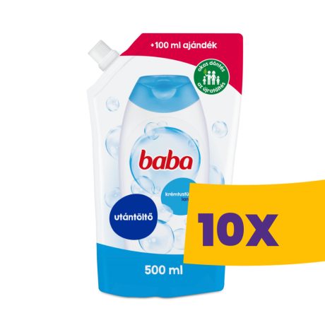 Baba krémtusfürdő utántöltő Lanolin 500ml (Karton - 10 db)