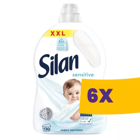 Silan öblítő Sensitive & Baby - 130 mosás 2,86L (Karton - 6 db)