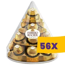 Ferrero Rocher Karácsonyi piramis 212,5g (Karton - 56 db)