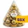 Ferrero Rocher Karácsonyi piramis 212,5g (Karton - 56 db)