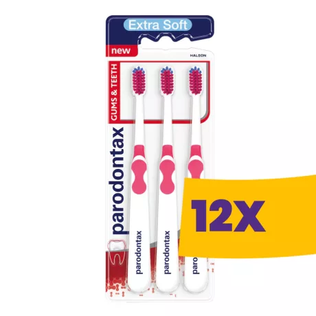 Parodontax Gums&Teeth fogkefe 3db (Karton - 12 csomag)