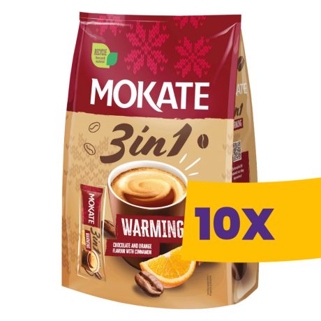 Mokate 3in1 instant kávé Csoki-Narancs-Fahéj 10+2x17g (Karton - 10 csomag)