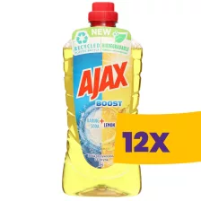   Ajax Boost általános tisztítószer Citrom & Szódabikarbóna 1000ml (Karton - 12 db)