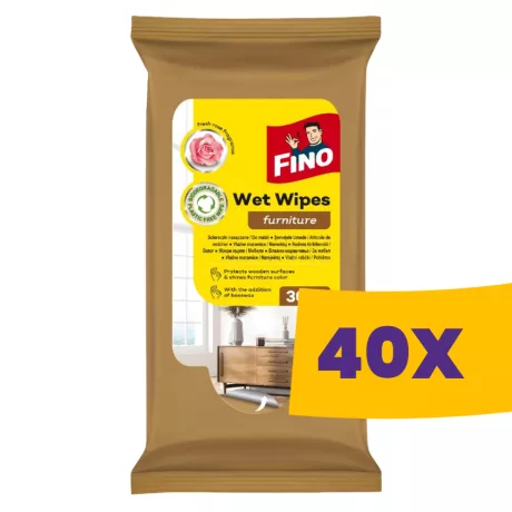 Fino nedves bútortörlőkendő 30db (Karton - 40 csomag)