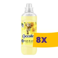   Coccolino Fresh & Soft öblítő koncentrátum Happy Yellow - 39 mosás 975ml (Karton - 8 db)