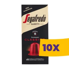   Segafredo Espresso Classic Nespresso kompatibilis kávékapszula 10db (Karton - 10 csomag)