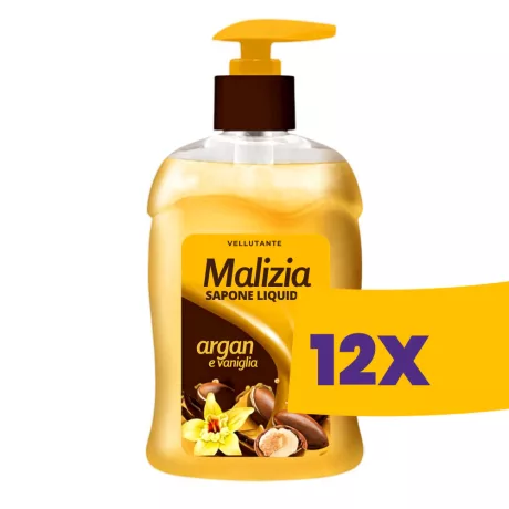 Malizia folyékony szappan Argánolaj és Vanília 300ml (Karton - 12 db)