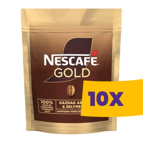 Nescafé instant kávé utántöltő Gold 50g (Karton - 10 db)