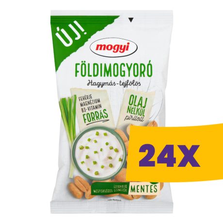 Mogyi Földimogyoró hagymás-tejfölös 130g (Karton - 24 db)