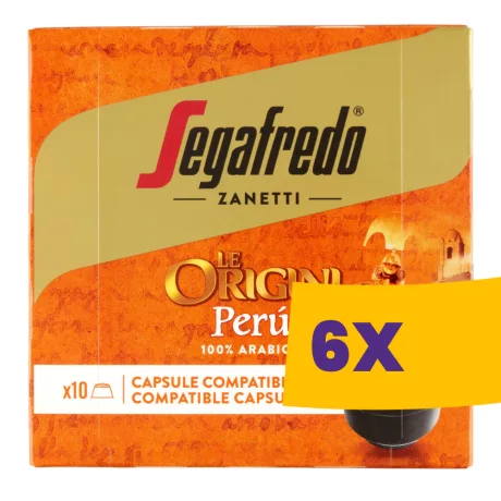 Segafredo Espresso Peru Dolce Gusto kompatibilis kávékapszula 10db (Karton - 6 csomag)