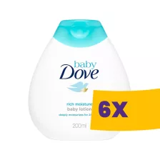   Dove Baby testápoló érzékeny bőrre 200ml (Karton - 6 db)