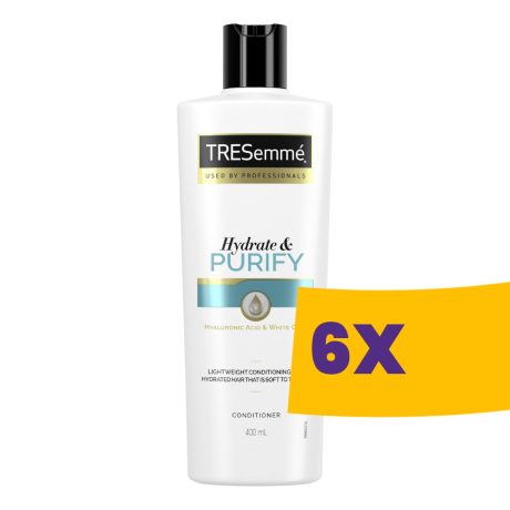 Tresemmé Hydrate & Purify hajbalzsam 400ml (Karton - 6 db)