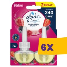   Glade elektromos légfrissítő utántöltő duo Berry 2x20ml (Karton - 6 csomag)