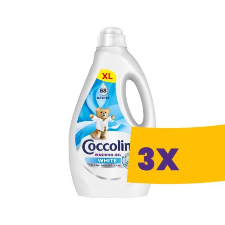 Coccolino mosógél White 68 mosás 2,72L (Karton - 3 db)